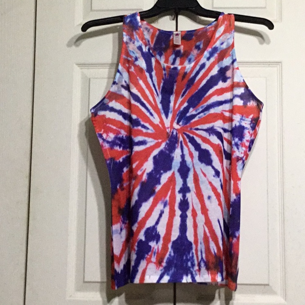 Red, White and Blue tank top